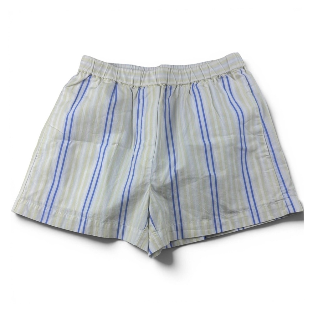 Wilfred Free Breeze Shorts Men XS Multi Color Relaxed Striped Cotton Coastal